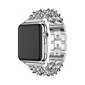 Apple Watch Chain Teräsranneke – Hopea 42/44/45mm hinta ja tiedot | Älykellojen ja aktiivisuusrannekkeiden lisätarvikkeet | hobbyhall.fi