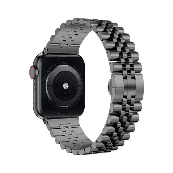 Apple Watch Jubilee Teräsranneke – Musta 42/44/45mm