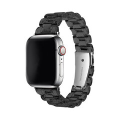 ICE Apple Watch ranneke – Musta 38/40/41mm hinta ja tiedot | Älykellojen ja aktiivisuusrannekkeiden lisätarvikkeet | hobbyhall.fi