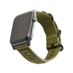 UAG NATO Apple Watch Strap – Olive 38/40/41mm hinta ja tiedot | Älykellojen ja aktiivisuusrannekkeiden lisätarvikkeet | hobbyhall.fi