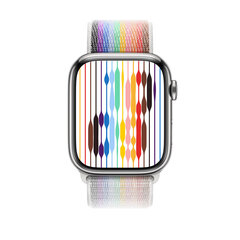 Sport Loop – Pride Valkoinen 38/40/41mm hinta ja tiedot | Älykellojen ja aktiivisuusrannekkeiden lisätarvikkeet | hobbyhall.fi