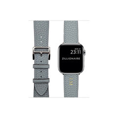 ZILLIONAIRE Apple Watch Pebbled Nahkaranneke – Vaaleansininen 38/40/41mm hinta ja tiedot | Älykellojen ja aktiivisuusrannekkeiden lisätarvikkeet | hobbyhall.fi