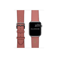 ZILLIONAIRE Apple Watch Epsom Nahkaranneke – Pinkki 42/44/45mm hinta ja tiedot | Älykellojen ja aktiivisuusrannekkeiden lisätarvikkeet | hobbyhall.fi