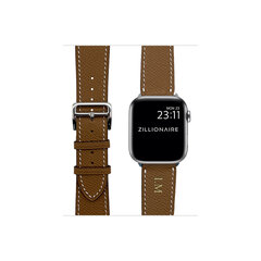 ZILLIONAIRE Apple Watch Epsom Nahkaranneke – Ruskea 38/40/41mm hinta ja tiedot | Älykellojen ja aktiivisuusrannekkeiden lisätarvikkeet | hobbyhall.fi