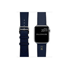 ZILLIONAIRE Apple Watch Epsom Nahkaranneke – Sininen 38/40/41mm hinta ja tiedot | Älykellojen ja aktiivisuusrannekkeiden lisätarvikkeet | hobbyhall.fi