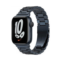 Apple Watch Teräsranneke – Musta 42/44/45mm hinta ja tiedot | Älykellojen ja aktiivisuusrannekkeiden lisätarvikkeet | hobbyhall.fi