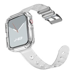 Apple Watch Transparent rannekoru – Vaaleanpunainen 40mm hinta ja tiedot | Älykellojen ja aktiivisuusrannekkeiden lisätarvikkeet | hobbyhall.fi