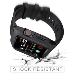 Apple Watch PROTECT rannekoru – Vaaleanpunainen 44mm hinta ja tiedot | Älykellojen ja aktiivisuusrannekkeiden lisätarvikkeet | hobbyhall.fi