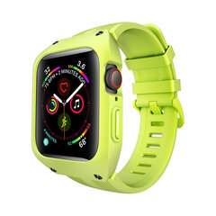 Apple Watch PROTECT rannekoru – Neonvihreä 40mm hinta ja tiedot | Älykellojen ja aktiivisuusrannekkeiden lisätarvikkeet | hobbyhall.fi