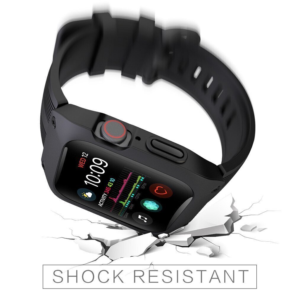 Apple Watch PROTECT rannekoru – Neonvihreä 40mm hinta ja tiedot | Älykellojen ja aktiivisuusrannekkeiden lisätarvikkeet | hobbyhall.fi