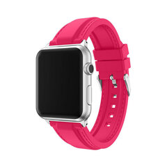 Silk Apple Watch Silikoniranneke – Vaaleanpunainen 38/40/41mm hinta ja tiedot | Älykellojen ja aktiivisuusrannekkeiden lisätarvikkeet | hobbyhall.fi