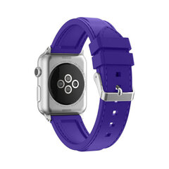 Silk Apple Watch Silikoniranneke – Violetti 42/44/45mm hinta ja tiedot | Älykellojen ja aktiivisuusrannekkeiden lisätarvikkeet | hobbyhall.fi