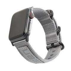 UAG NATO Apple Watch Strap – Harmaa 38/40/41mm hinta ja tiedot | Älykellojen ja aktiivisuusrannekkeiden lisätarvikkeet | hobbyhall.fi