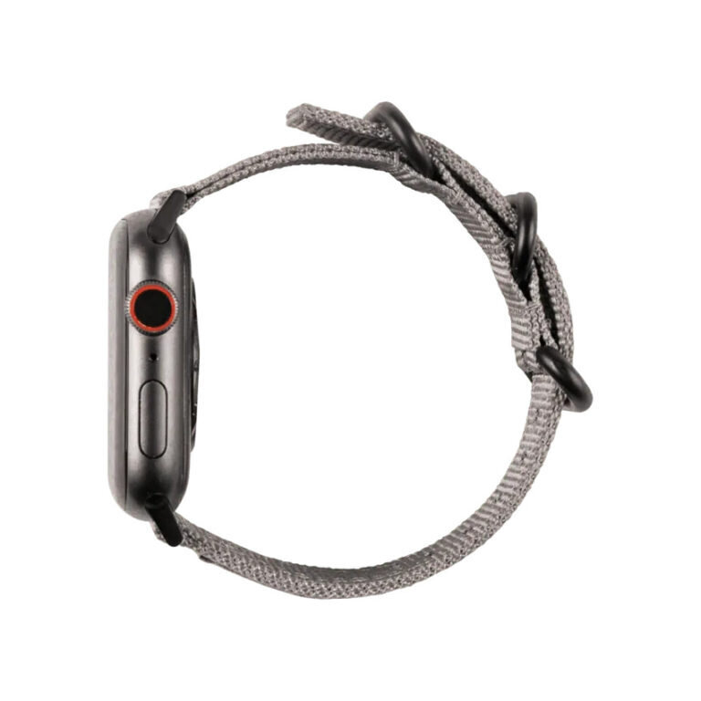 UAG NATO Apple Watch Strap – Harmaa 38/40/41mm hinta ja tiedot | Älykellojen ja aktiivisuusrannekkeiden lisätarvikkeet | hobbyhall.fi