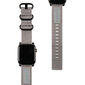 UAG NATO Apple Watch Strap – Harmaa 38/40/41mm hinta ja tiedot | Älykellojen ja aktiivisuusrannekkeiden lisätarvikkeet | hobbyhall.fi