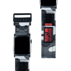 UAG Active Apple Watch Strap – Midnight Camo 38/40/41mm hinta ja tiedot | Älykellojen ja aktiivisuusrannekkeiden lisätarvikkeet | hobbyhall.fi