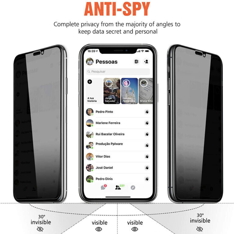 Anti-Spy Näytönsuoja 10D karkaistua lasia iPhone 11 Pro Max/Xs Max (6,5″) hinta ja tiedot | Näytönsuojakalvot ja -lasit | hobbyhall.fi