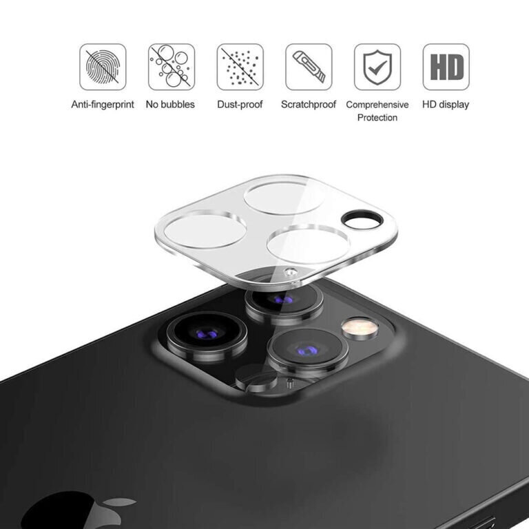 Karkaistu näytönsuoja lasia kameran linssillä iPhone 13 Pro (6,1″) hinta ja tiedot | Näytönsuojakalvot ja -lasit | hobbyhall.fi