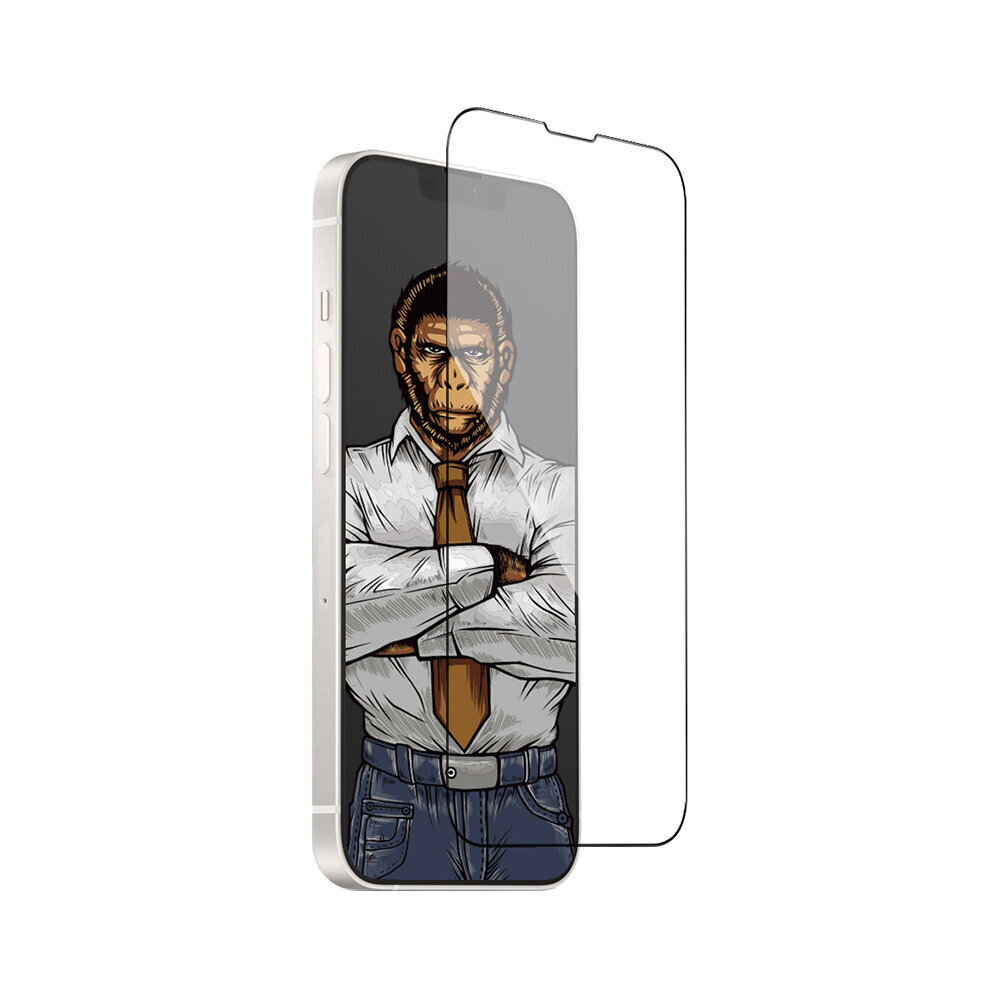 5D Mr. Monkey iPhone 13 Pro (6,1″) Näytönsuoja karkaistua lasia (Strong HD) hinta ja tiedot | Näytönsuojakalvot ja -lasit | hobbyhall.fi