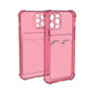 Shockproof Card silikonikuori iPhone 11 Pro Max (6,5″) – Pinkki hinta ja tiedot | Puhelimen kuoret ja kotelot | hobbyhall.fi