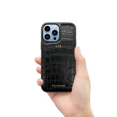 ZILLIONAIRE iPhone 13 Pro Max (6,7″) Croco Embossed Matte nahkainen suojakuori – Musta hinta ja tiedot | Puhelimen kuoret ja kotelot | hobbyhall.fi