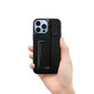 ZILLIONAIRE iPhone 13 Pro Max (6,7″) Pebbled Finger Pocket nahkainen suojakuori – Musta hinta ja tiedot | Puhelimen kuoret ja kotelot | hobbyhall.fi