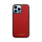 ZILLIONAIRE iPhone 13 Pro Max (6,7″) Pebbled nahkainen suojakuori – Punainen hinta ja tiedot | Puhelimen kuoret ja kotelot | hobbyhall.fi