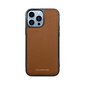 ZILLIONAIRE iPhone 13 Pro Max (6,7″) Pebbled nahkainen suojakuori – Ruskea hinta ja tiedot | Puhelimen kuoret ja kotelot | hobbyhall.fi