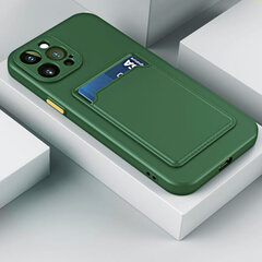 iPhone 13 Pro Max (6,7″) korttipaikalla – Vihreä hinta ja tiedot | Puhelimen kuoret ja kotelot | hobbyhall.fi