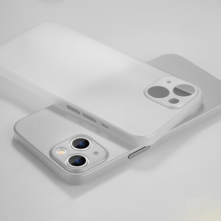iPhone 13 Pro Max (6,7″) SLIM suojakuori – Valkoinen hinta ja tiedot | Puhelimen kuoret ja kotelot | hobbyhall.fi