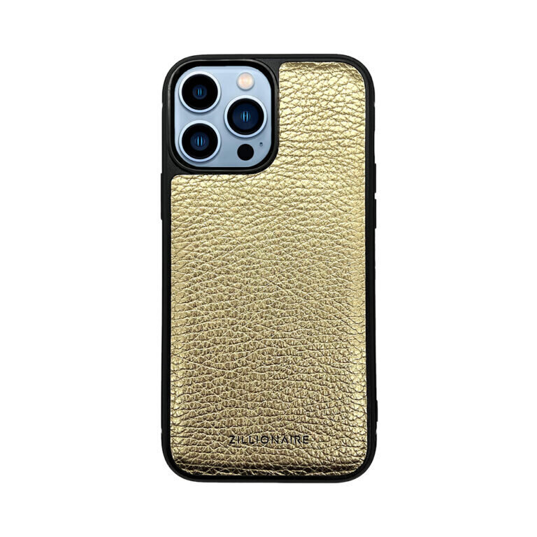 ZILLIONAIRE iPhone 13 (6,1″) Pebbled nahkainen suojakuori – Kulta hinta ja tiedot | Puhelimen kuoret ja kotelot | hobbyhall.fi