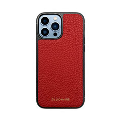 ZILLIONAIRE iPhone 13 (6,1″) Pebbled nahkainen suojakuori – Punainen hinta ja tiedot | Puhelimen kuoret ja kotelot | hobbyhall.fi