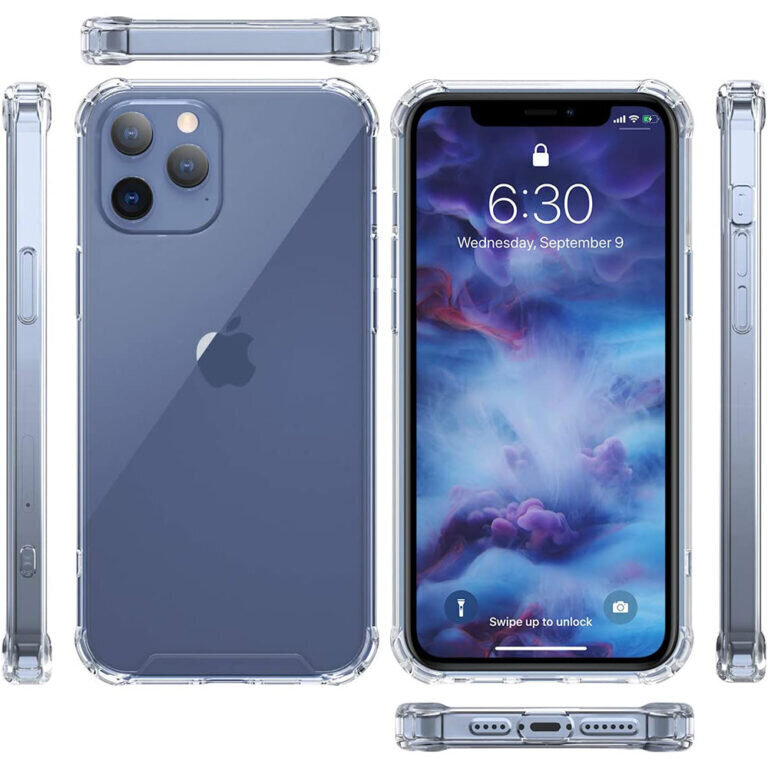 iPhone 12 Pro Max (6,7″) Clear Case hinta ja tiedot | Puhelimen kuoret ja kotelot | hobbyhall.fi