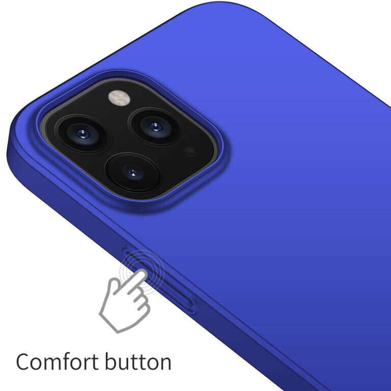 iPhone 12/12 Pro (6,1″) Matte Suojakuori (0.1mm) – Sininen hinta ja tiedot | Puhelimen kuoret ja kotelot | hobbyhall.fi
