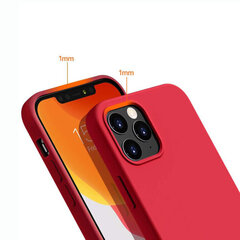 iPhone 12 Pro Max (6,7″) beep Silikoninen Suojakuori – Punainen hinta ja tiedot | Puhelimen kuoret ja kotelot | hobbyhall.fi