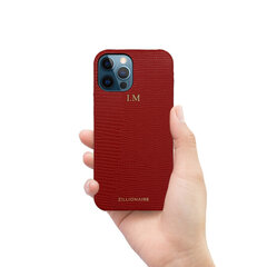ZILLIONAIRE iPhone 12 Pro Max (6,7″) Lizard nahkainen suojakuori – Punainen hinta ja tiedot | Puhelimen kuoret ja kotelot | hobbyhall.fi