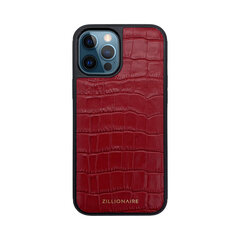 ZILLIONAIRE iPhone 12 Pro Max (6,7″) Croco Matte nahkainen suojakuori – Punainen hinta ja tiedot | Puhelimen kuoret ja kotelot | hobbyhall.fi