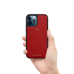 ZILLIONAIRE iPhone 12 Pro Max (6,7″) Waves nahkainen suojakuori – Punainen hinta ja tiedot | Puhelimen kuoret ja kotelot | hobbyhall.fi