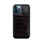 ZILLIONAIRE iPhone 12 Pro Max (6,7″) Croco Finger nahkainen suojakuori – Ruskea hinta ja tiedot | Puhelimen kuoret ja kotelot | hobbyhall.fi