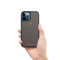 ZILLIONAIRE iPhone 12 Pro Max (6,7″) Epsom nahkainen suojakuori – Harmaa hinta ja tiedot | Puhelimen kuoret ja kotelot | hobbyhall.fi