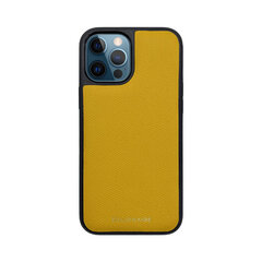 ZILLIONAIRE iPhone 12 Pro Max (6,7″) Epsom nahkainen suojakuori – Keltainen hinta ja tiedot | Puhelimen kuoret ja kotelot | hobbyhall.fi