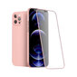 iPhone 12 Pro Max (6,7″) suojakotelo 9H tuulilasilla – Vaaleanpunainen hinta ja tiedot | Puhelimen kuoret ja kotelot | hobbyhall.fi