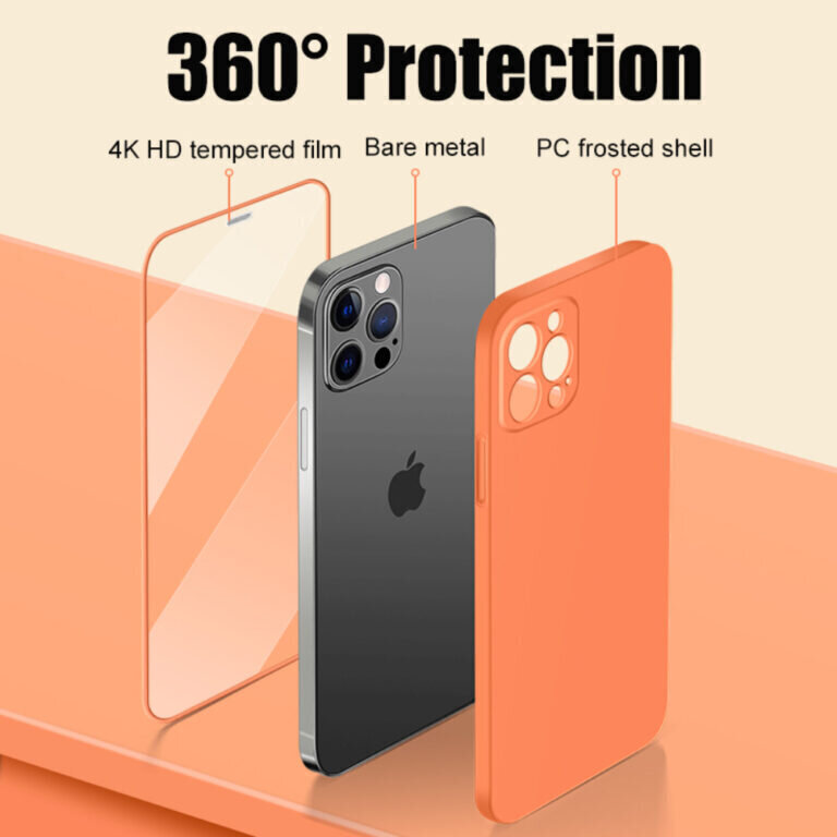 iPhone 12 Pro Max (6,7″) suojakotelo 9H tuulilasilla – Vaaleanpunainen hinta ja tiedot | Puhelimen kuoret ja kotelot | hobbyhall.fi
