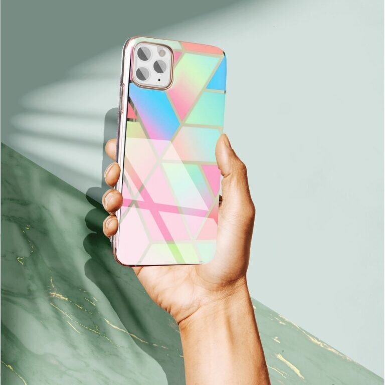 Forcell MARBLE iPhone 12 Pro Max (6,7″) Suojakuori – Colorful hinta ja tiedot | Puhelimen kuoret ja kotelot | hobbyhall.fi