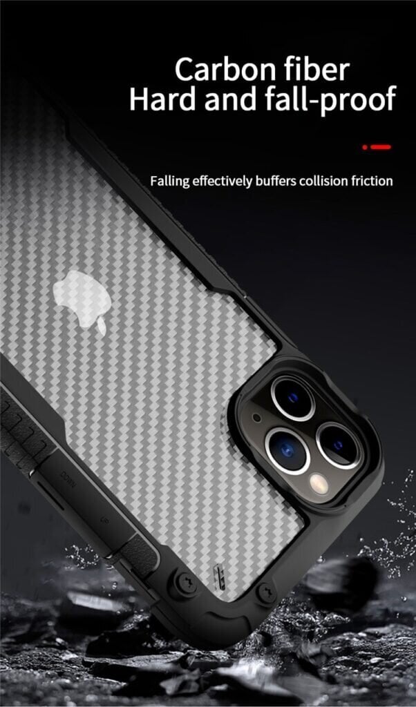 iPhone 12 Pro Max (6,7″) Carbon Iskunkestävä Suojakuori rannehihnalla – Punainen hinta ja tiedot | Puhelimen kuoret ja kotelot | hobbyhall.fi