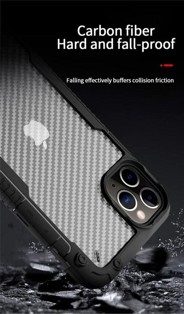 iPhone 12 Pro Max (6,7″) Carbon Iskunkestävä Suojakuori rannehihnalla – Tummansininen hinta ja tiedot | Puhelimen kuoret ja kotelot | hobbyhall.fi