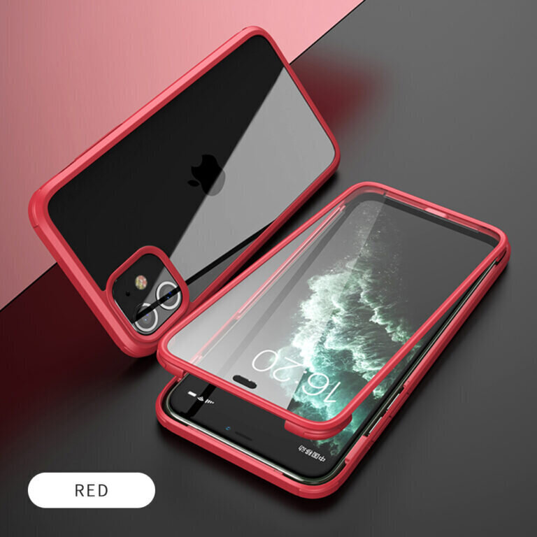 Iskunkestävä kotelo iPhone 12 Pro Max (6,7″) ja sisäänrakennettu näytönsuoja – Punainen hinta ja tiedot | Puhelimen kuoret ja kotelot | hobbyhall.fi
