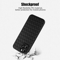iPhone 12 Pro Max (6,7″) Punottu Suojakuori – Musta hinta ja tiedot | Puhelimen kuoret ja kotelot | hobbyhall.fi