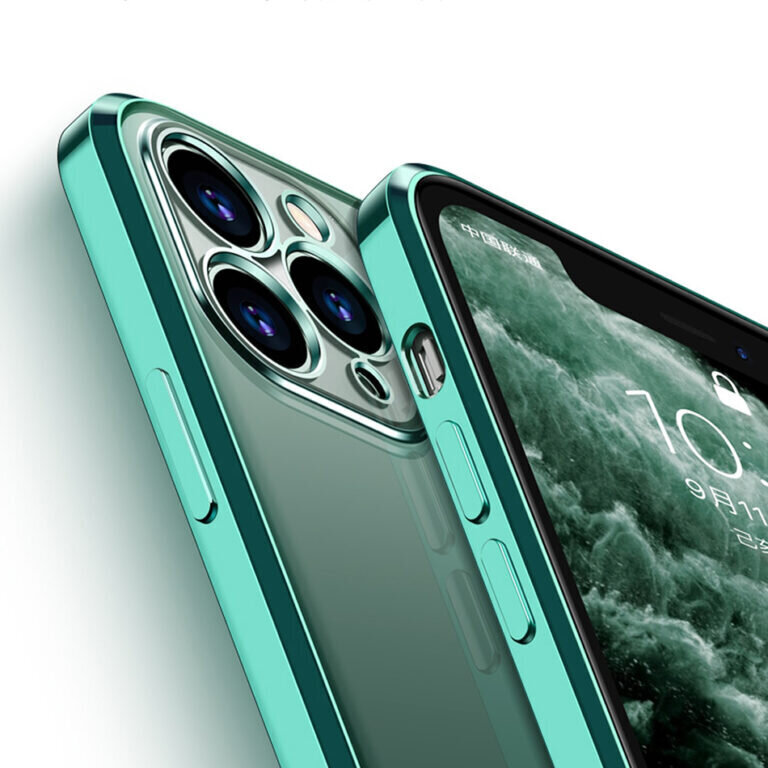 iPhone 12 Pro (6,1″) Silikoninen Suojakuori 2020 – Tummanvihreä kaina ir informacija | Puhelimen kuoret ja kotelot | hobbyhall.fi