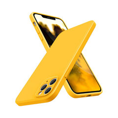 iPhone 13 Pro (6,1″) Silikoninen Suojakuori V12 – Keltainen hinta ja tiedot | Puhelimen kuoret ja kotelot | hobbyhall.fi